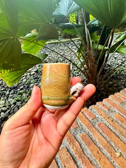 Celadon Bamboo Teacups