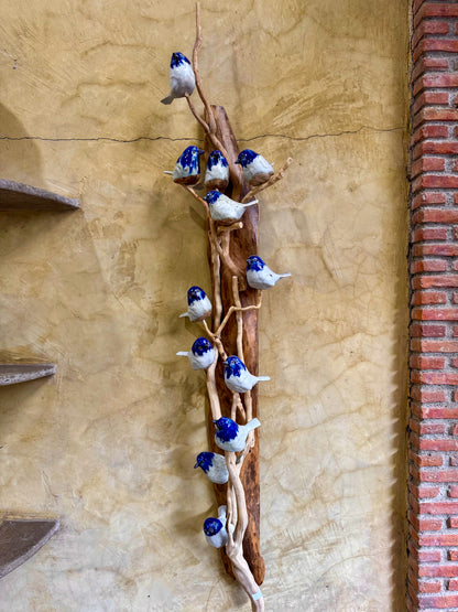 Birds on Vines Wall Hang
