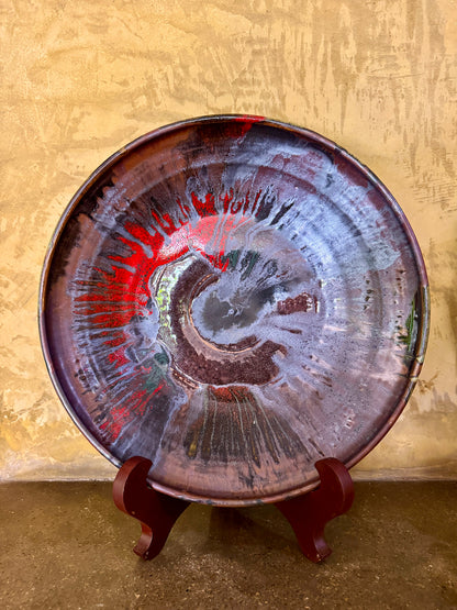 Large Serving Plate (Wheel Thrown)
