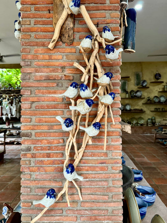 Birds on Vines Wall Hang