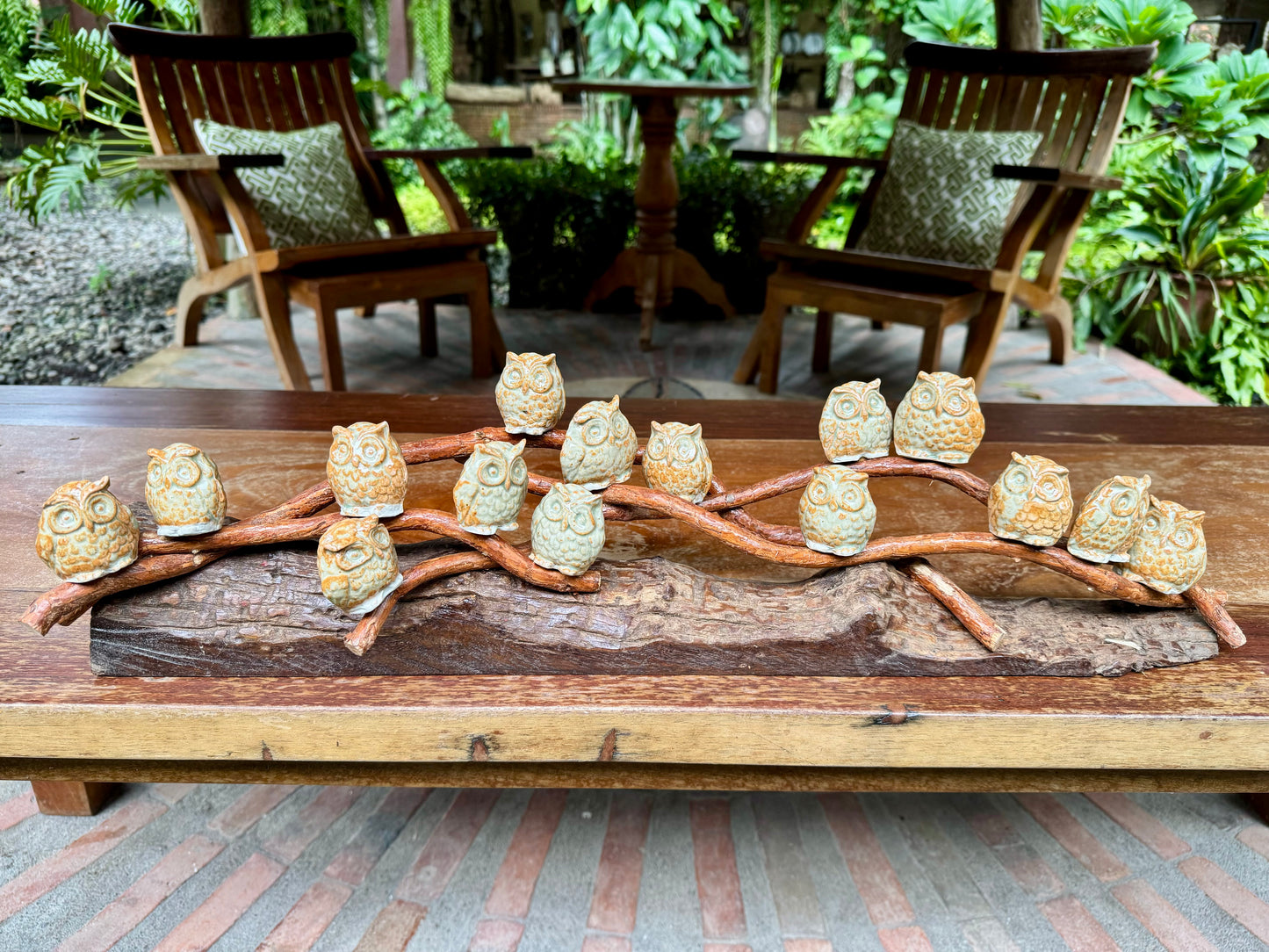 Owls on Vines Tabletop