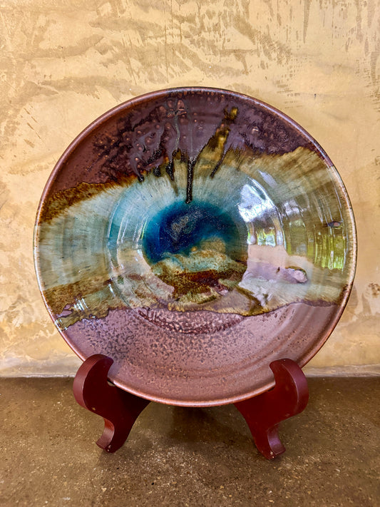 Medium Serving Plate (Wheel Thrown)