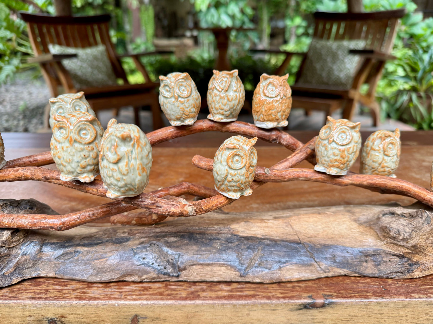 Owls on Vines Tabletop