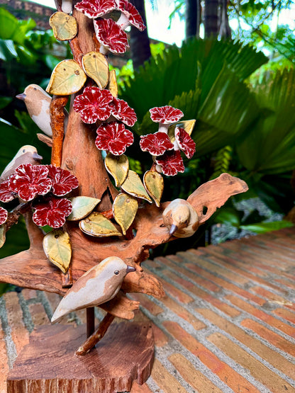 Birds and Gumamela Tabletop