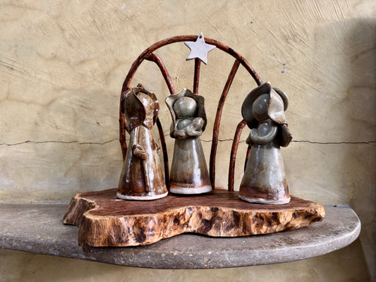 Nativity Tabletop (Mary, Jesus, Joseph, & Angel)