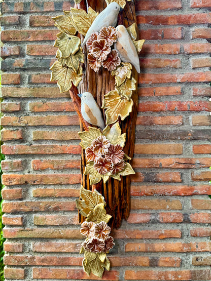 Birds and Gumamela Wall Hang