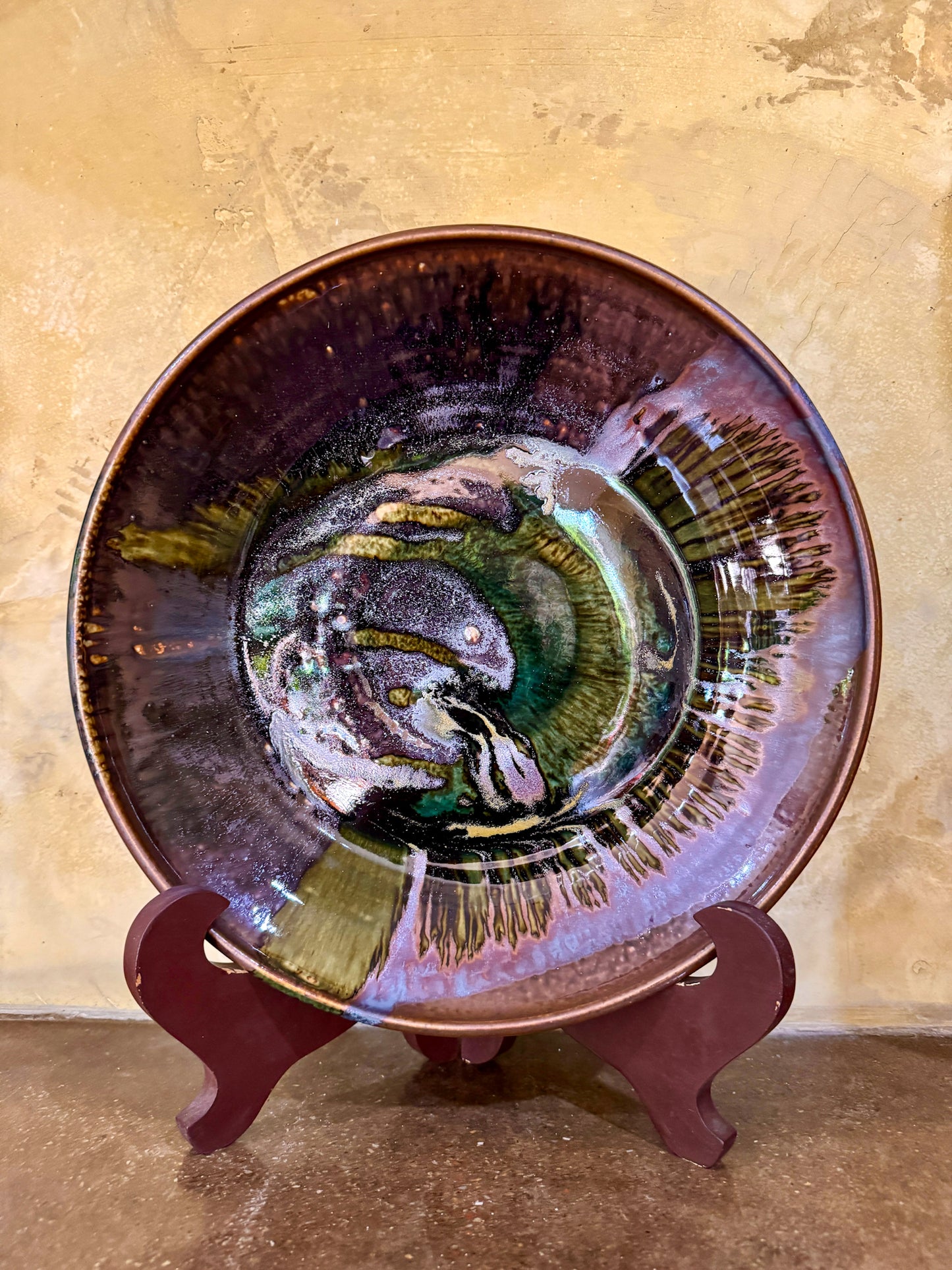 Large Serving Plate (Wheel Thrown)