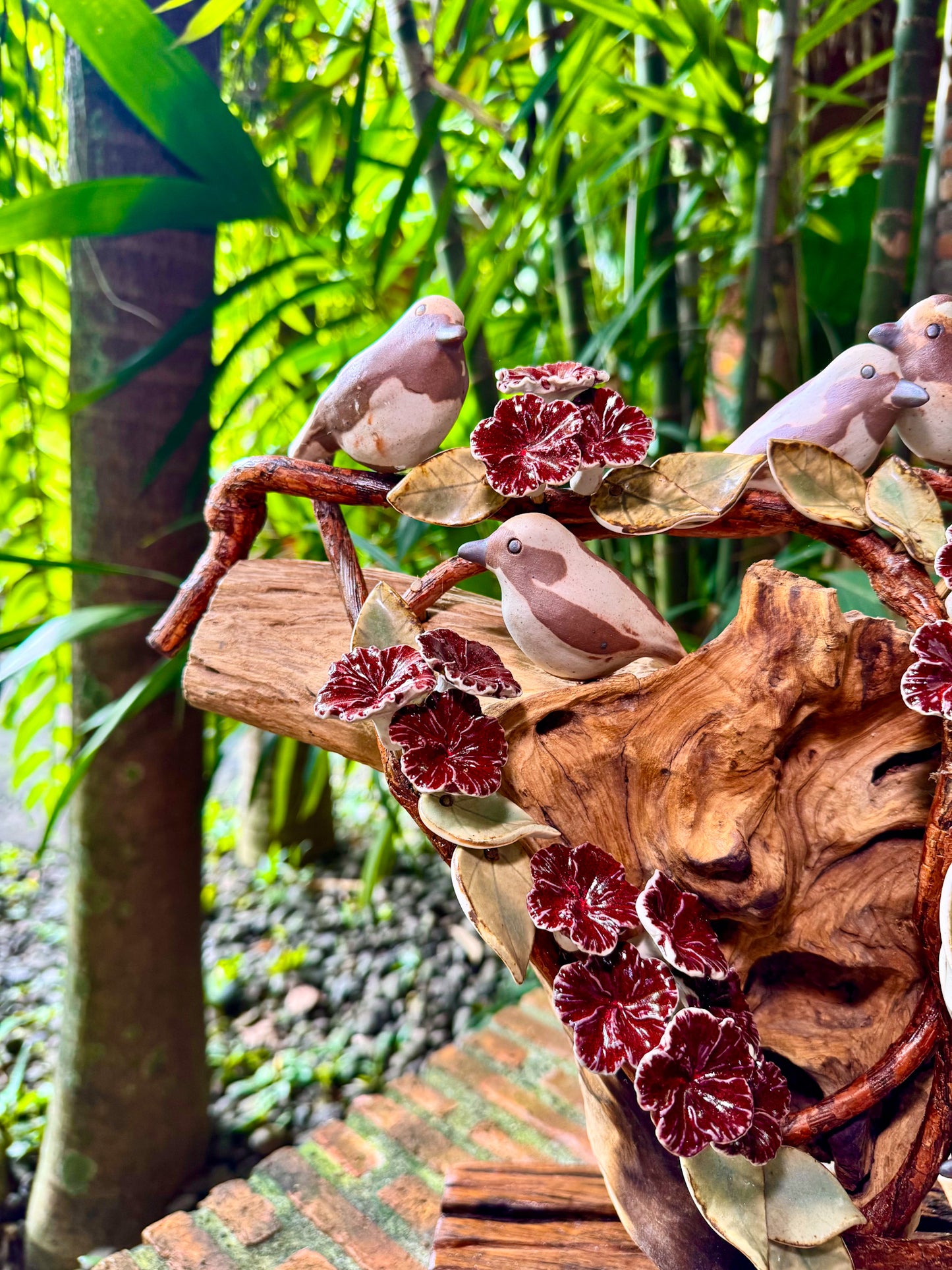 Birds and Gumamela Tabletop