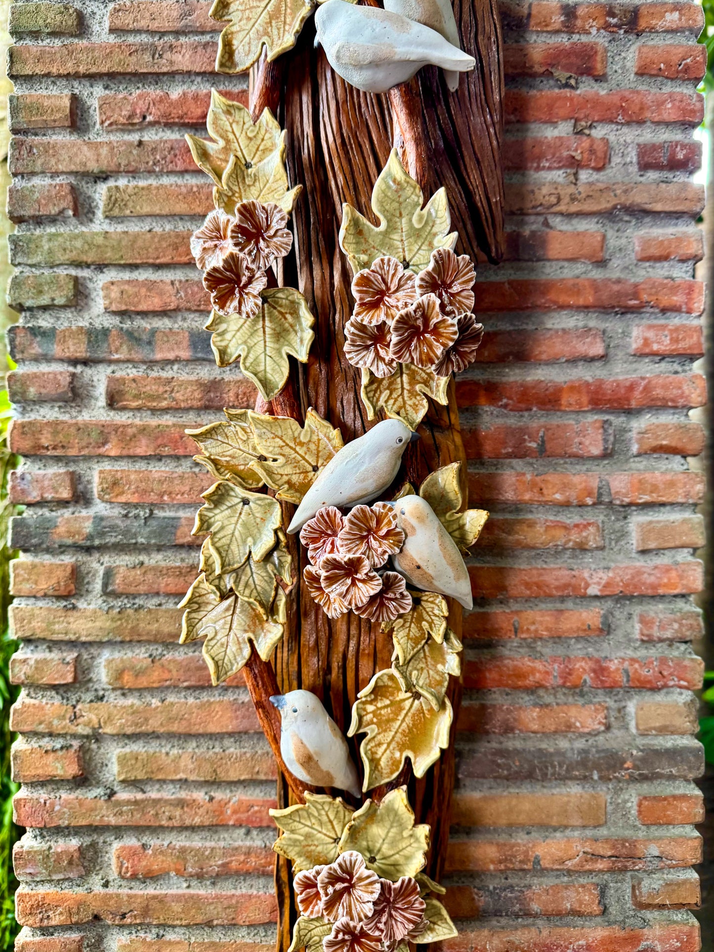 Birds and Gumamela Wall Hang