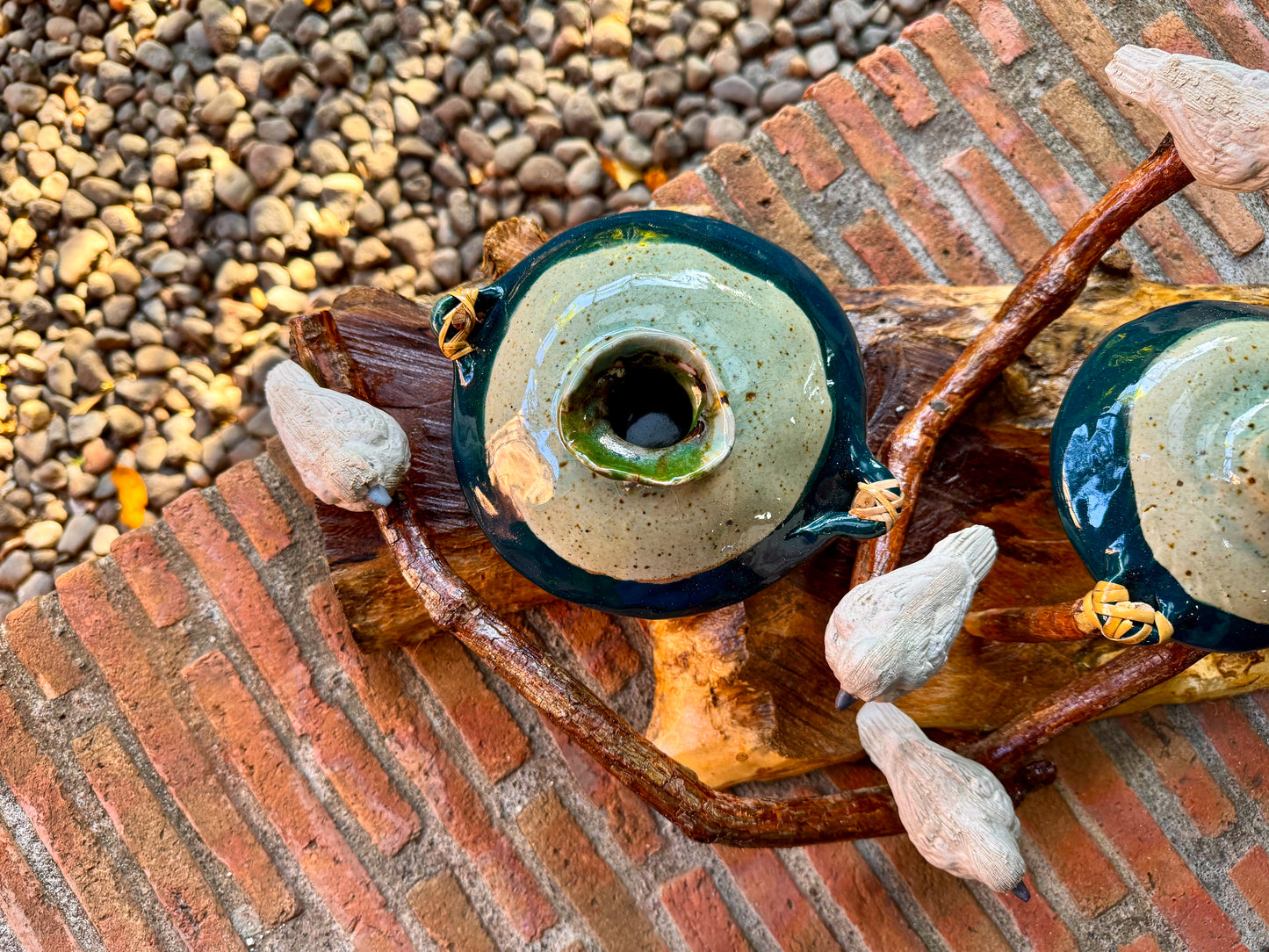 Vase with Birds Tabletop