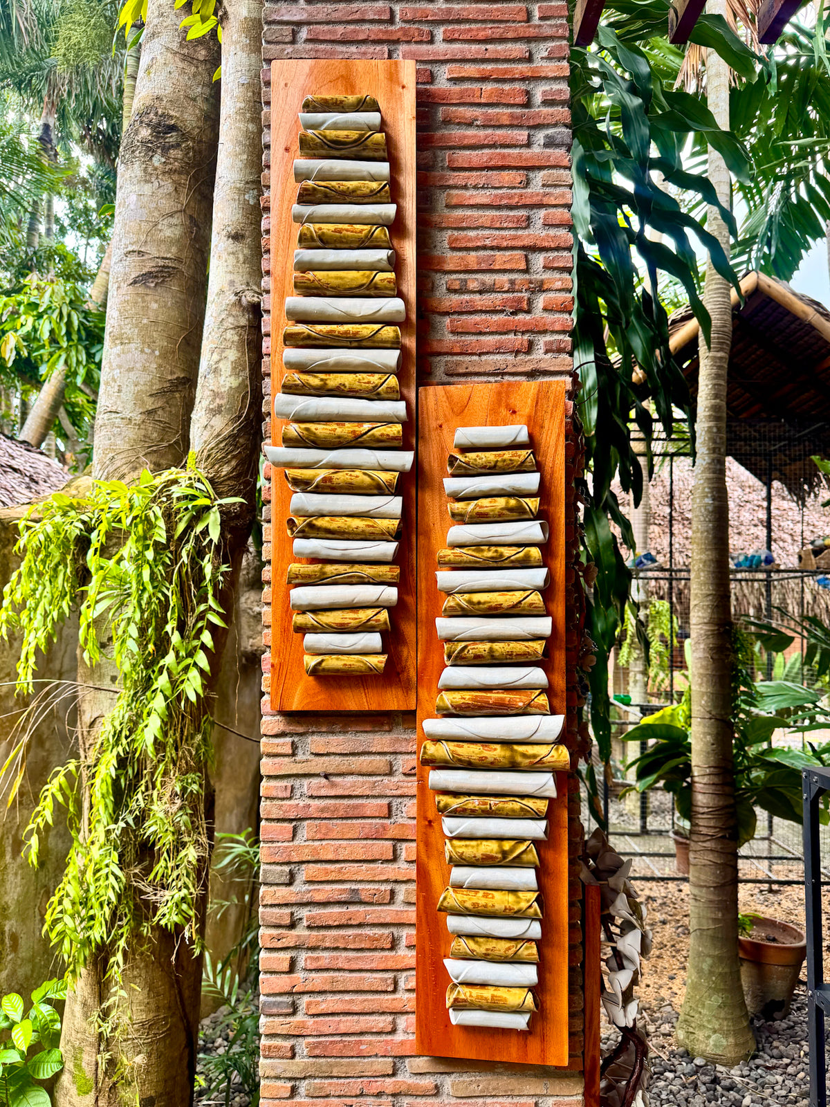 Abstract Ceramic Wall Hang