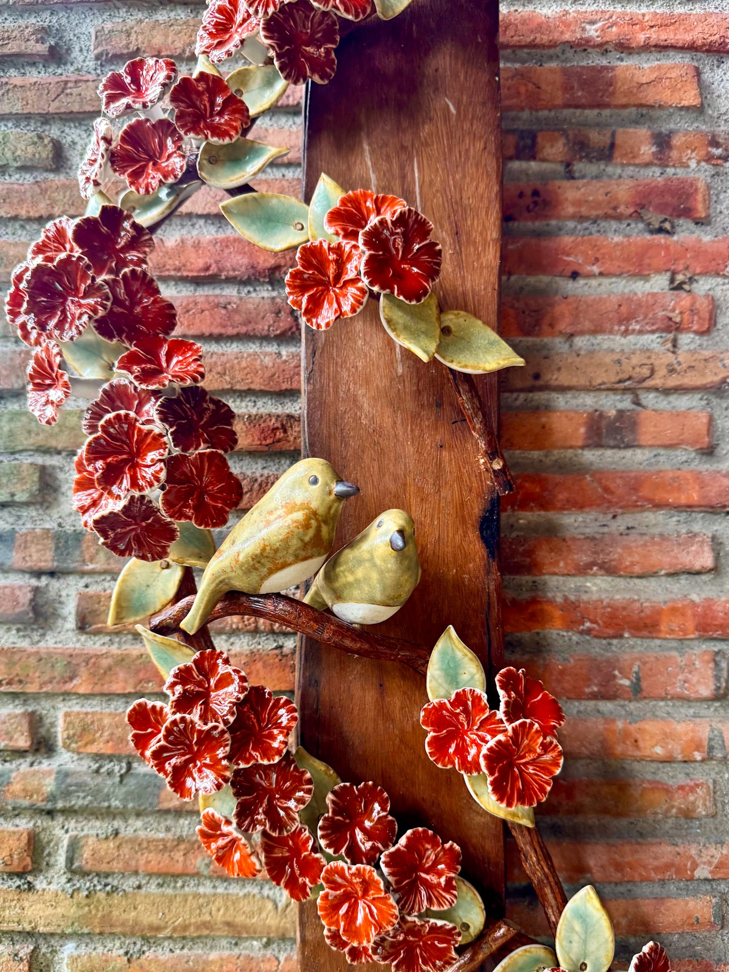 Birds and Gumamela Wall Hang