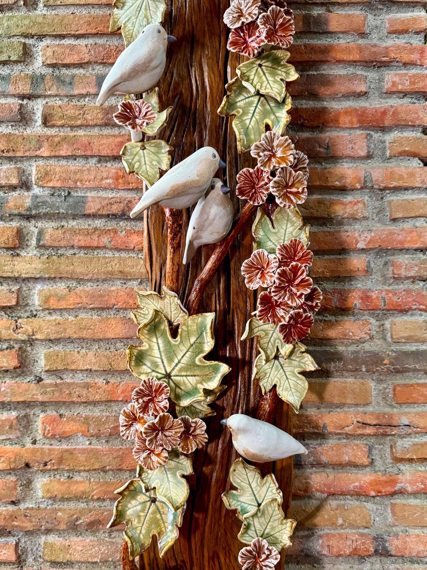 Birds and Gumamela Wall Hang