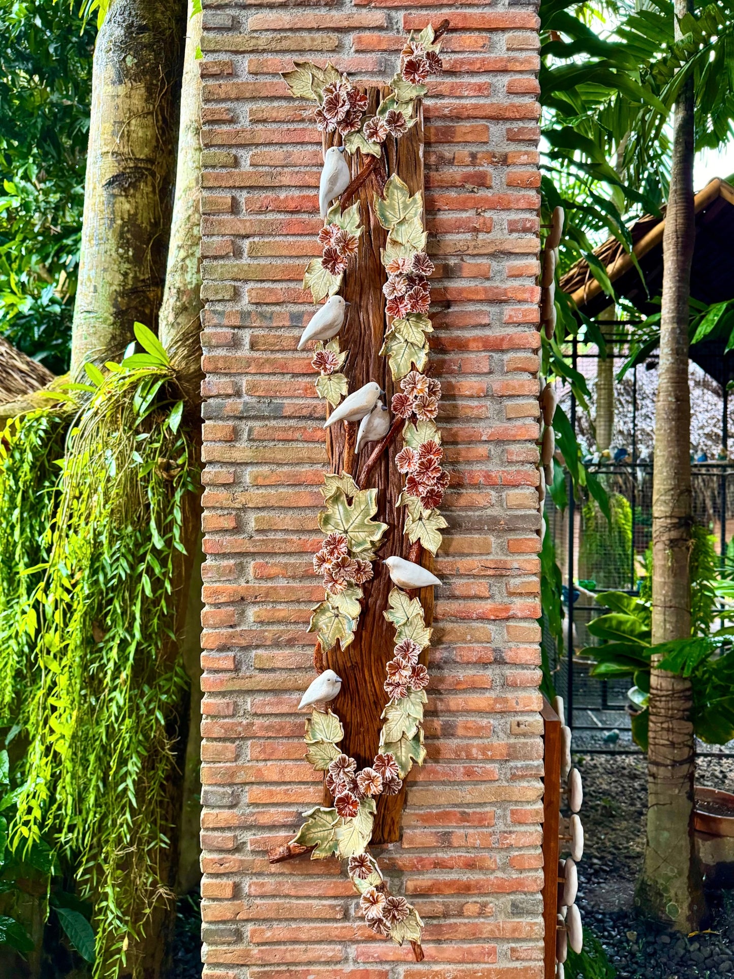 Birds and Gumamela Wall Hang