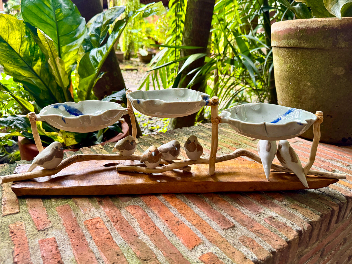 Sungka / Bowl with Birds Tabletop