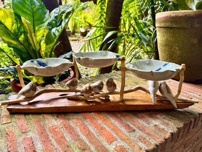 Sungka / Bowl with Birds Tabletop