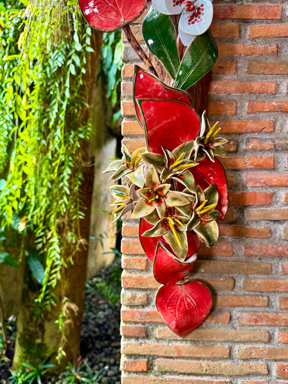 Phalaenopsis & Stargazer Wall Hang