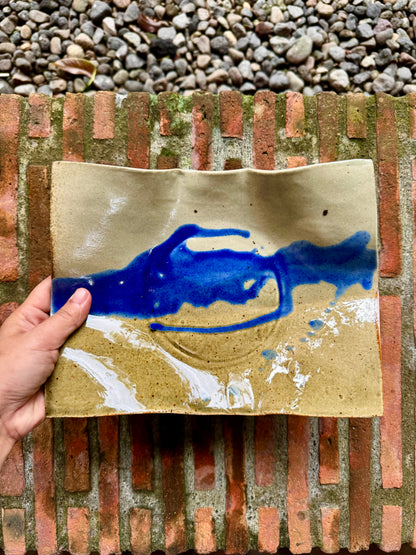 Footed Serving Plate