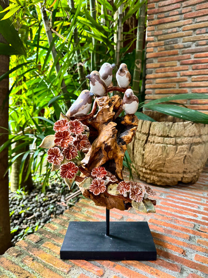 Birds and Gumamela Tabletop