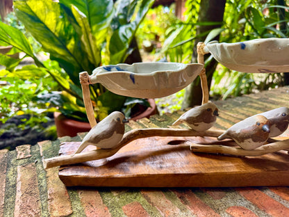 Sungka / Bowl with Birds Tabletop