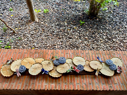 Lotus Pad with Flowers& Dragonflies Tabletop