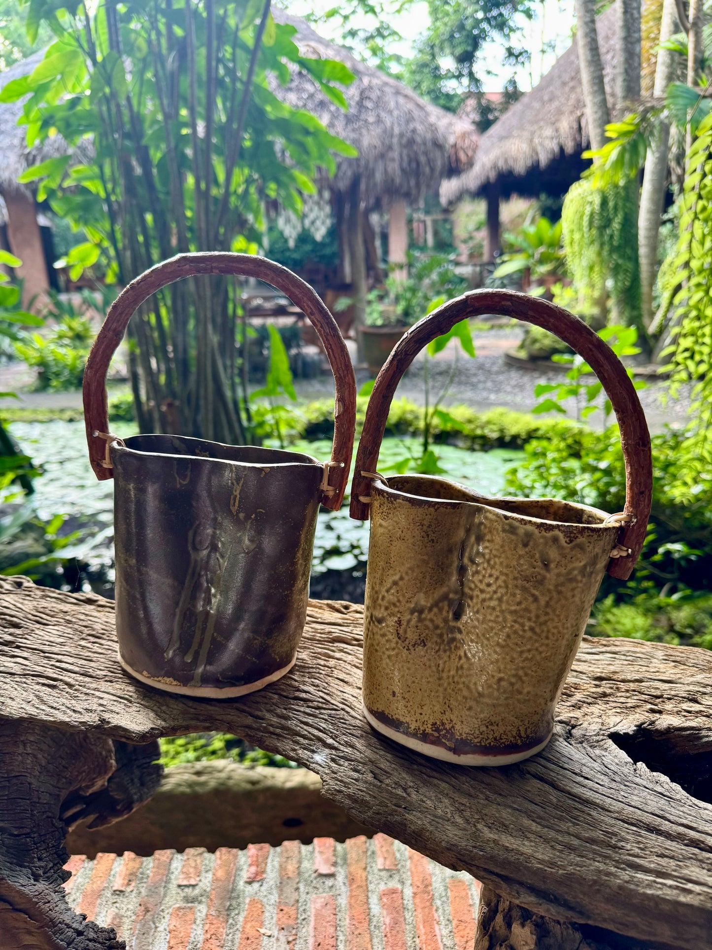 Vase with Root Handle