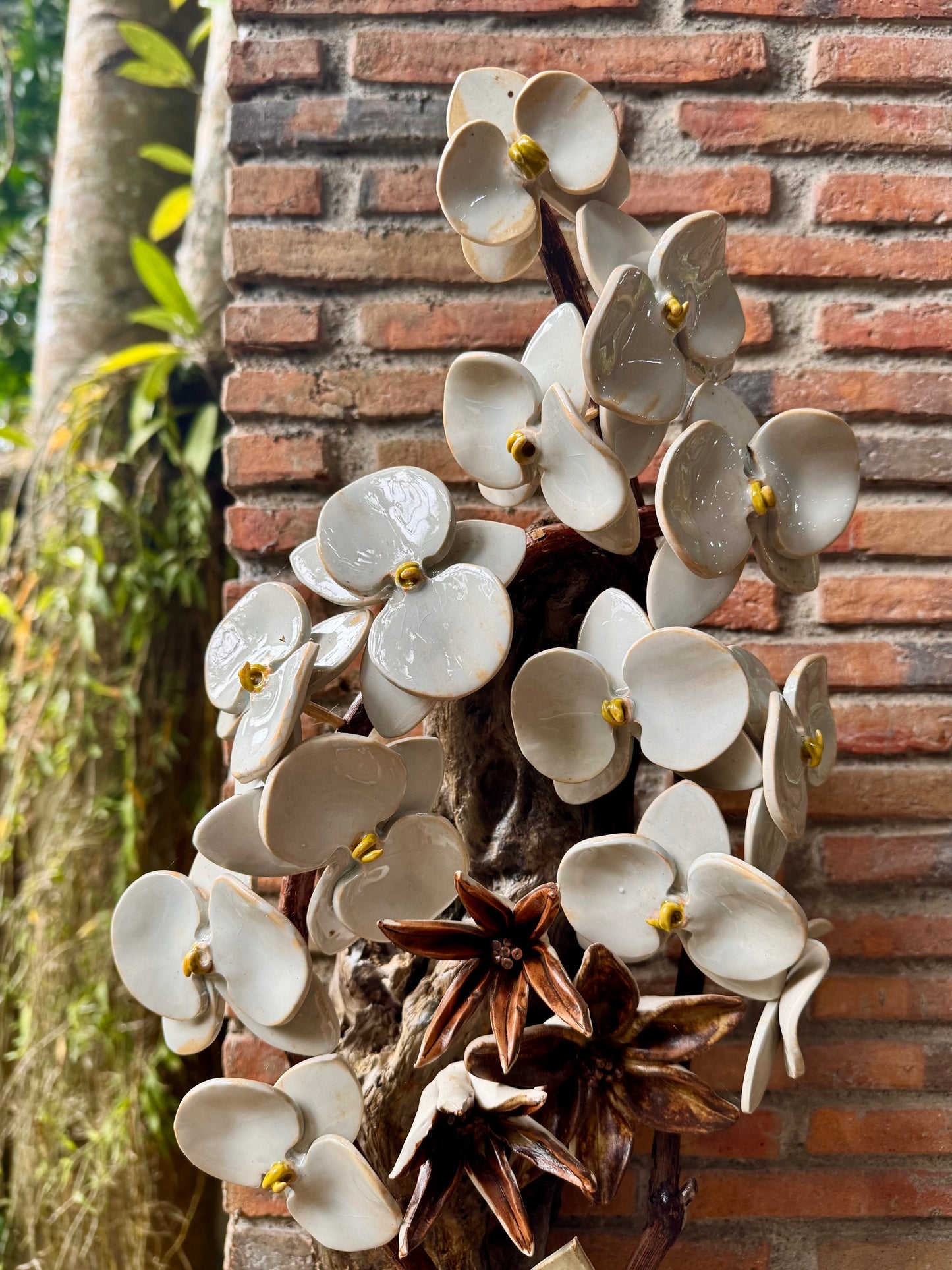 Phalaenopsis & Stargazer Wall Hang