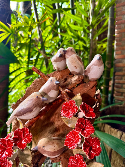 Birds and Gumamela Tabletop