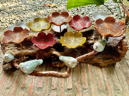 Lilypad with Birds Tealight Tabletop