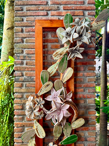 Calachuchi & Lily Wall Hang