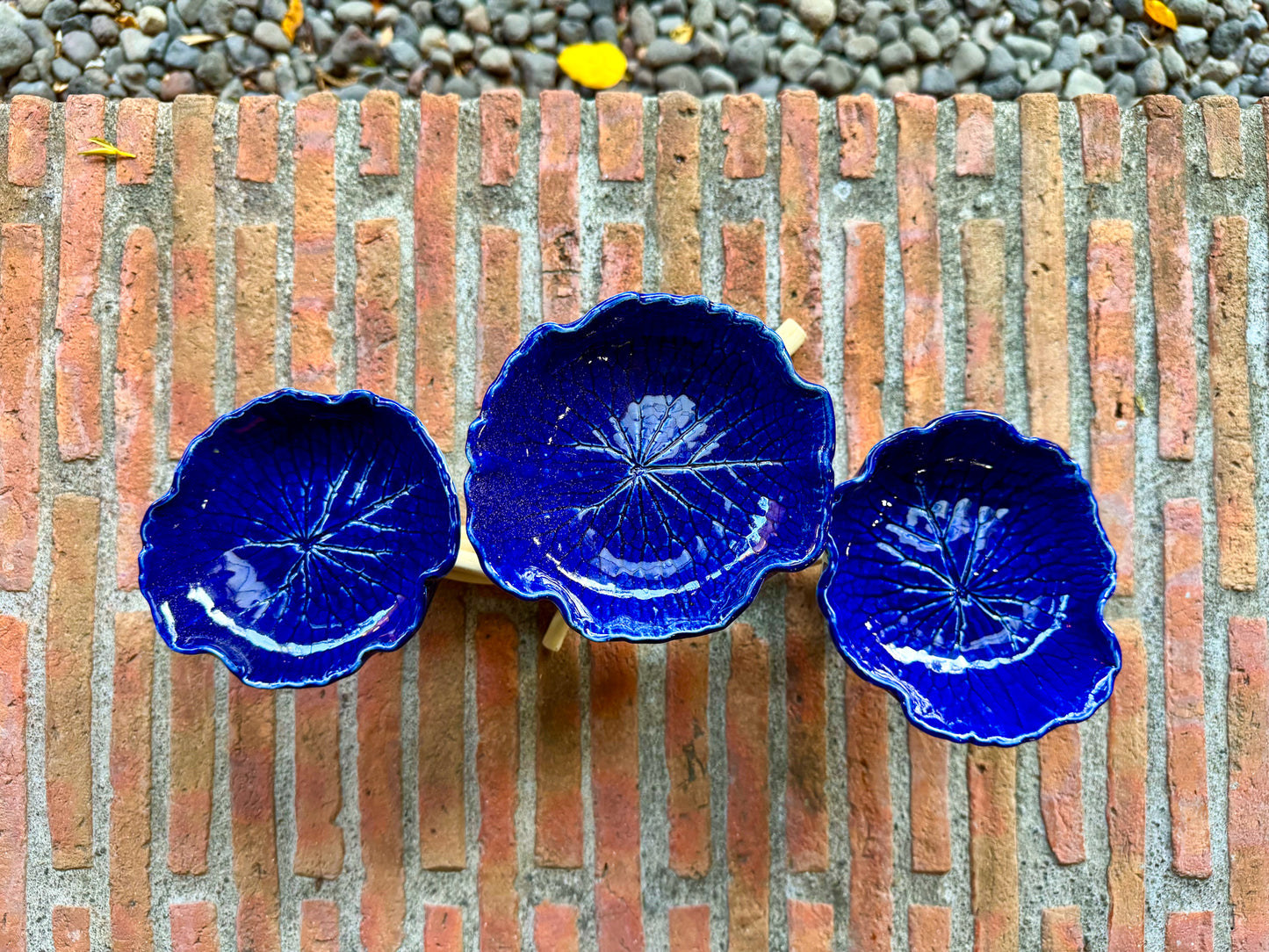 Lotus Bowls with Birds Tabletop