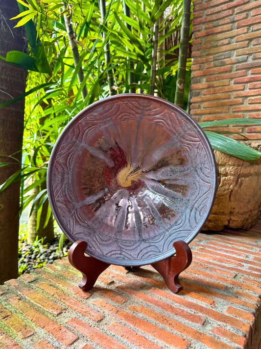 Large Serving Plate (Wheel Thrown)