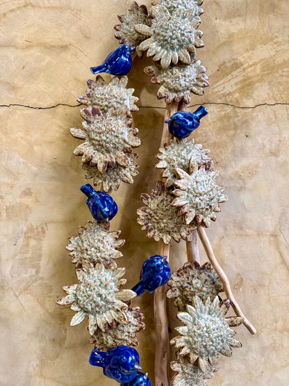 Santan w/ Birds Wall Hang