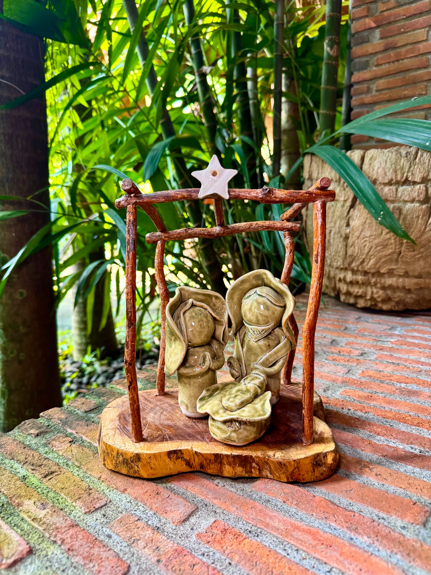 Celadon Nativity Tabletop