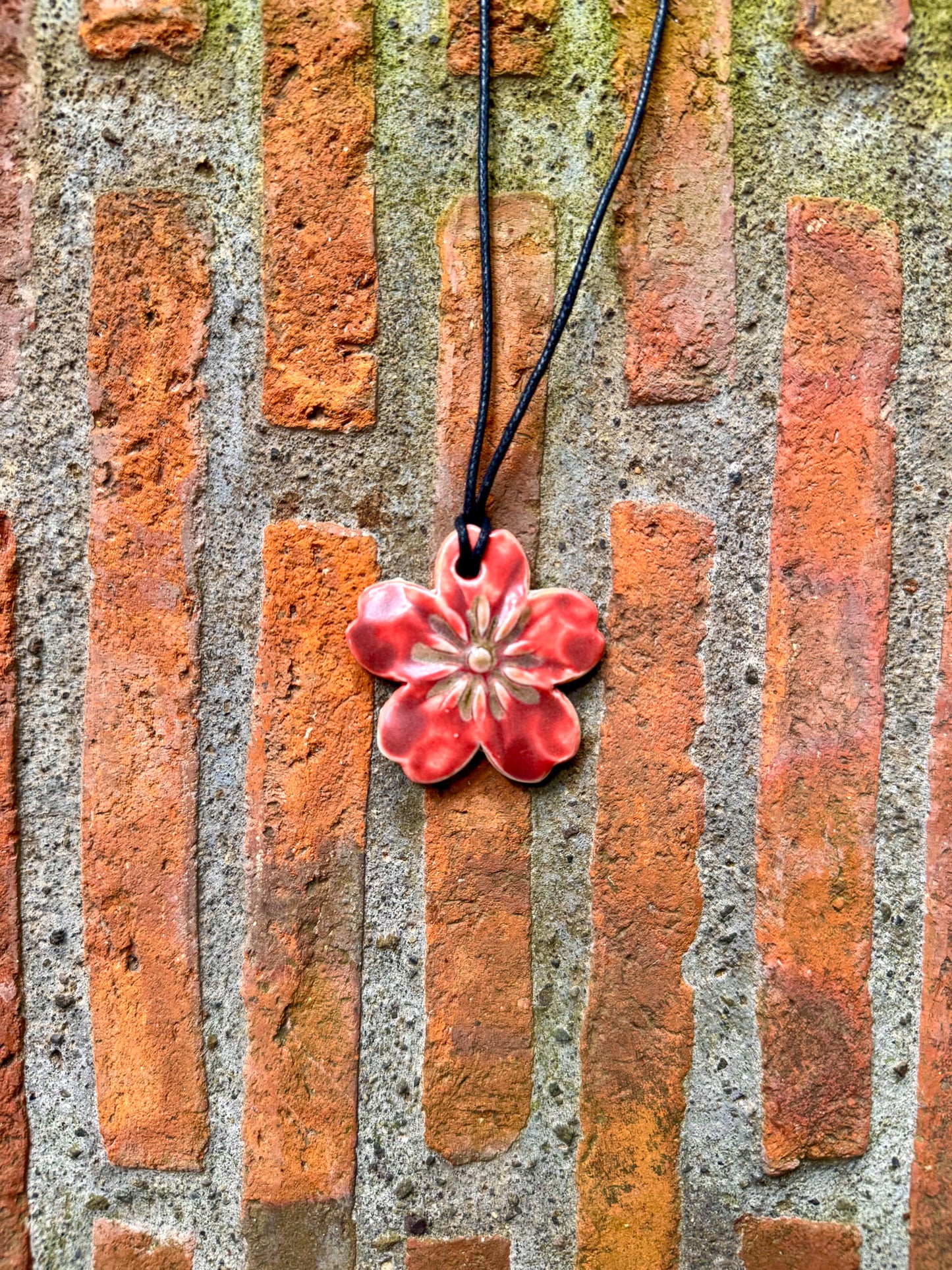 Ceramic Flower Necklace