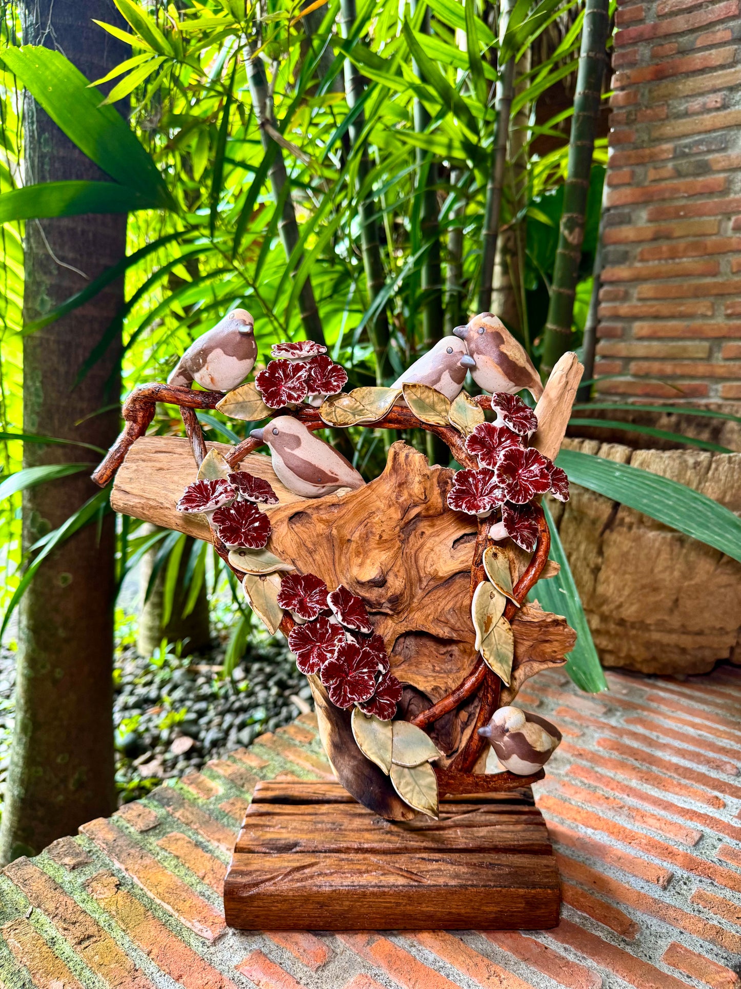 Birds and Gumamela Tabletop