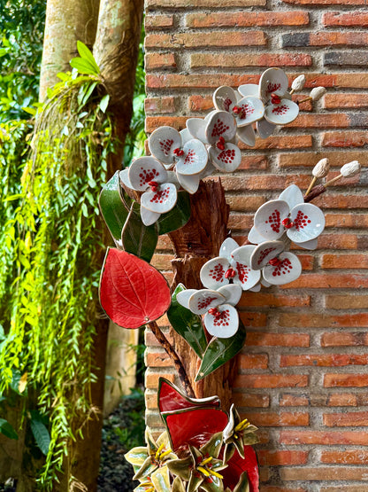 Phalaenopsis & Stargazer Wall Hang