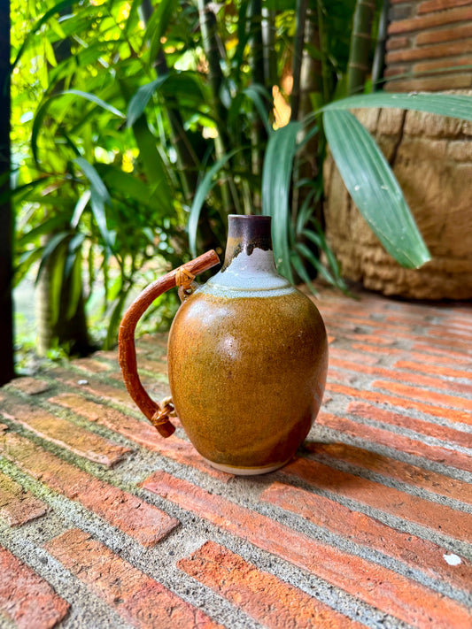 Jar/Vase with Vine Handle