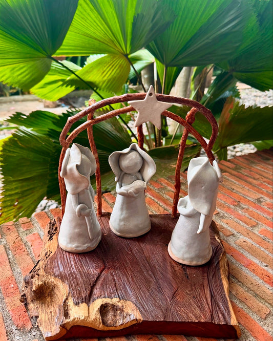 Nativity Tabletop (Mary, Jesus, Joseph, & Angel)