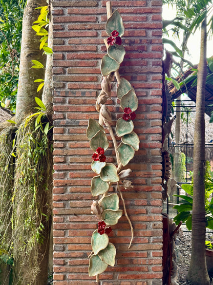 Gumamela with Birds Wall Hang