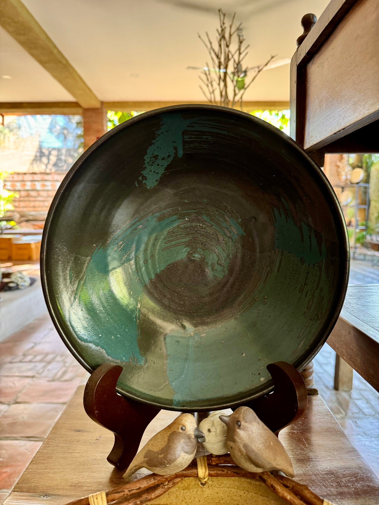 Large Serving Plate (Wheel Thrown)