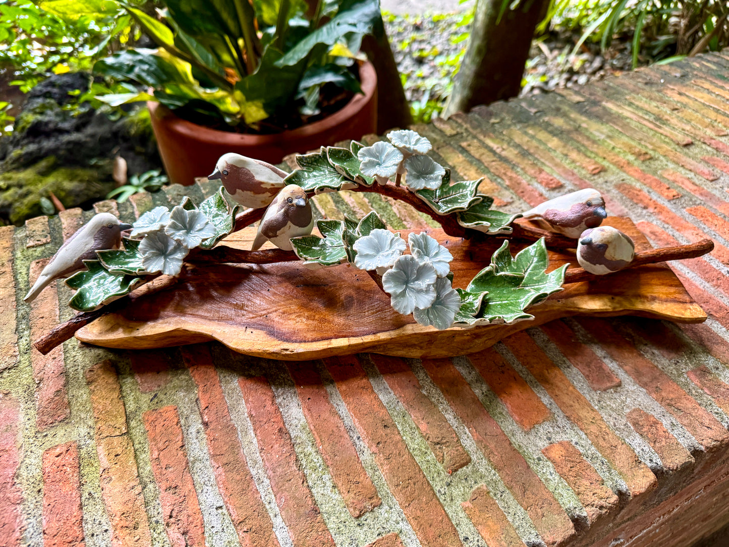 Birds and Gumamela Tabletop