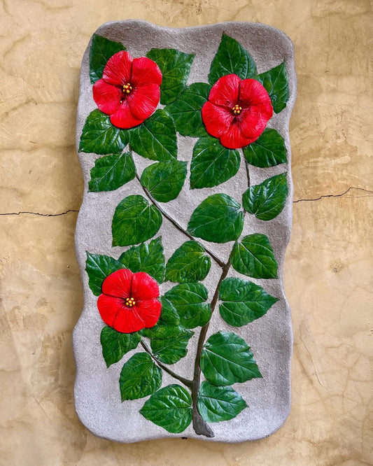 Gumamela Fossilized Wall Hang