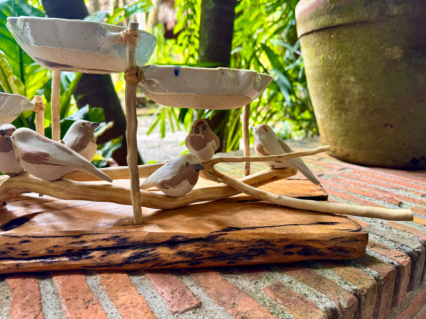 Sungka / Bowl with Birds Tabletop