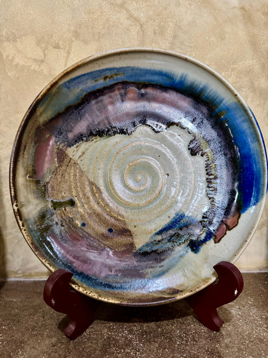 Large Serving Plate (Wheel Thrown)