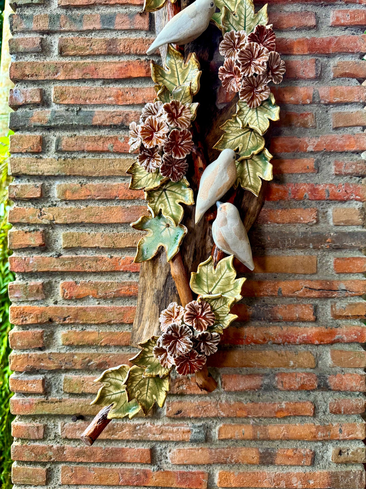 Birds and Gumamela Wall Hang