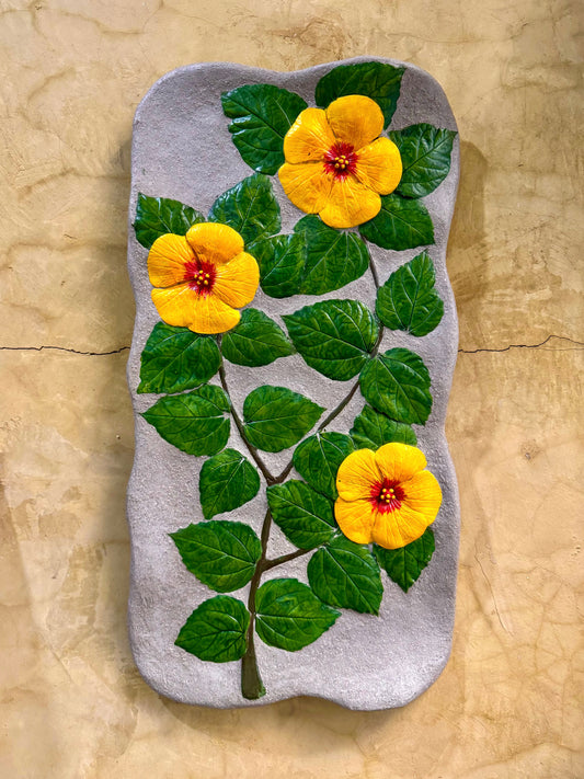 Gumamela Fossilized Wall Hang