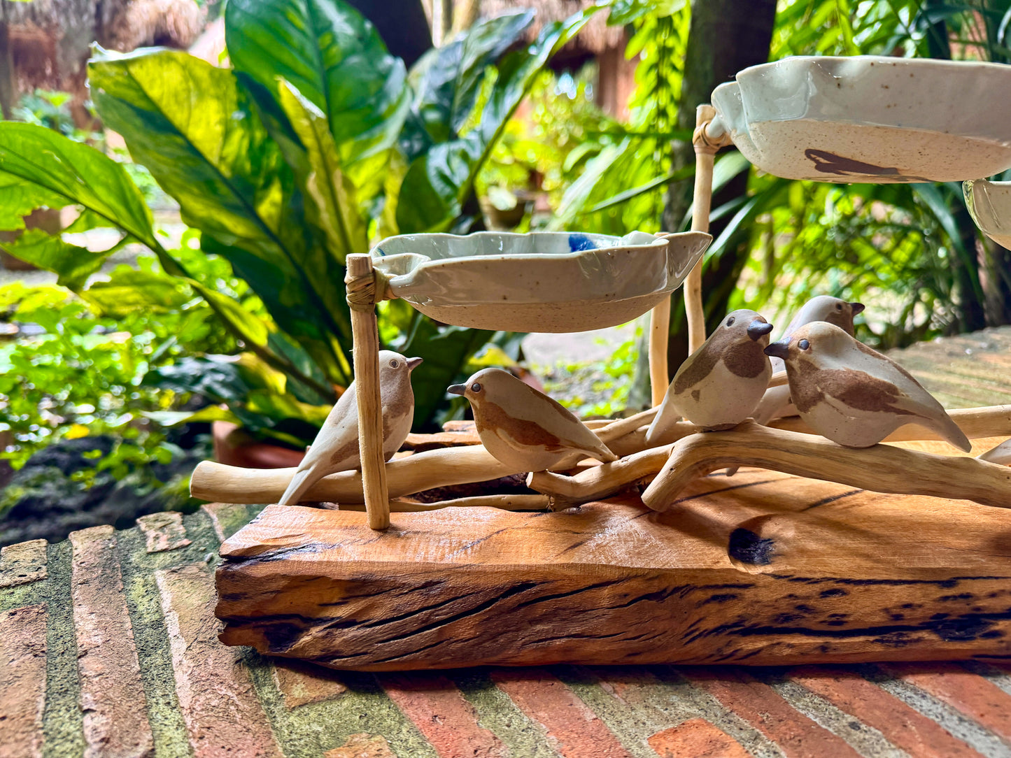 Sungka / Bowl with Birds Tabletop