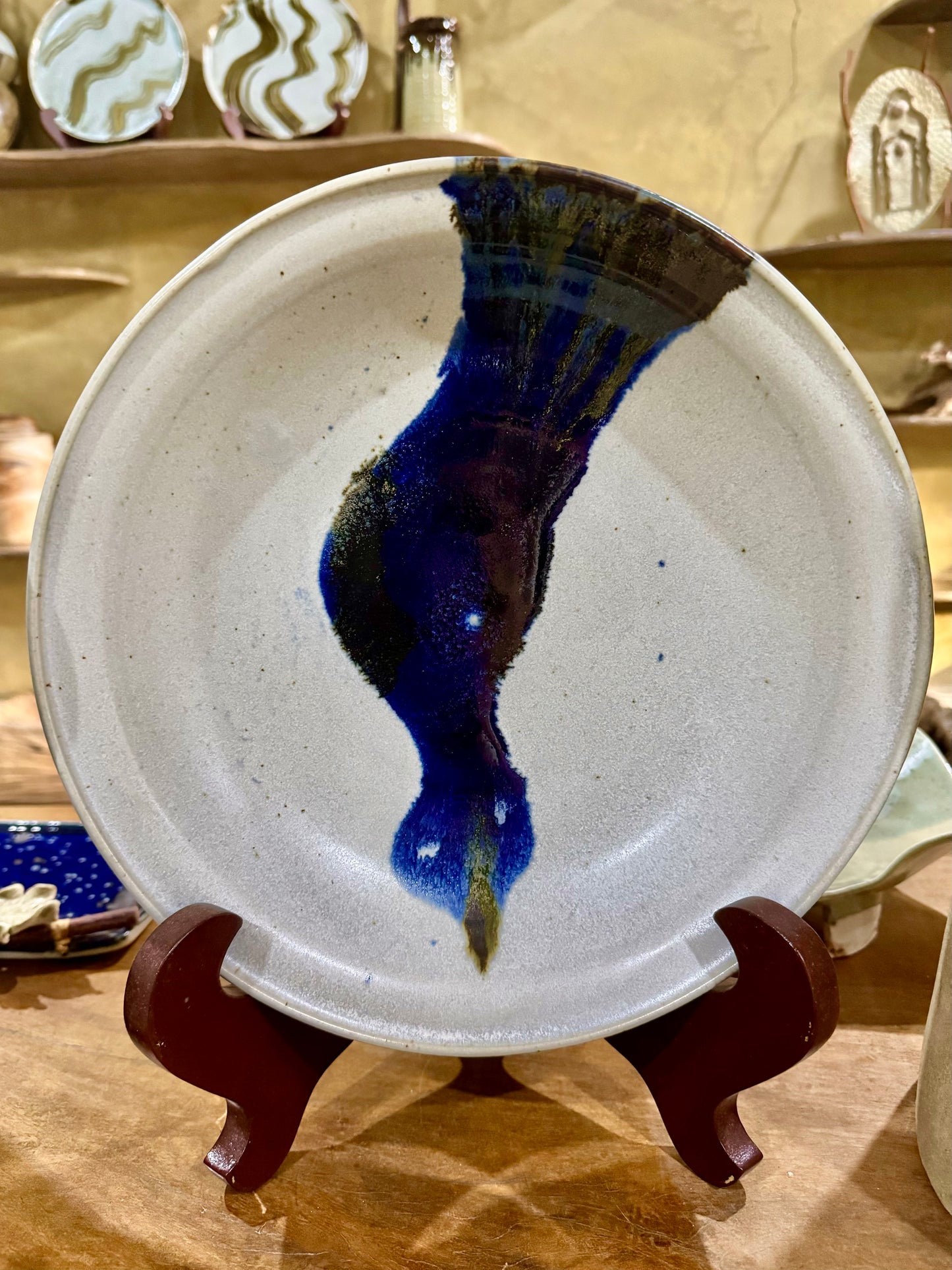Large Serving Plate (Wheel Thrown)