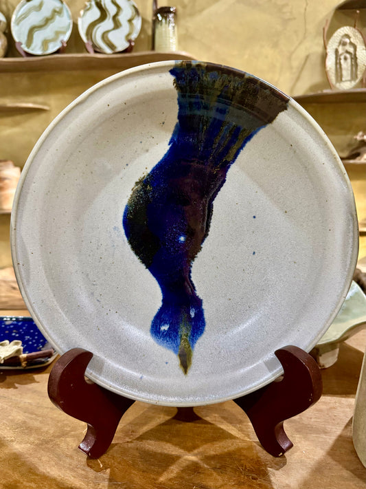 Large Serving Plate (Wheel Thrown)